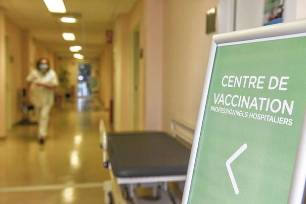 Personnel hospitalier: la vaccination continue en Wallonie 