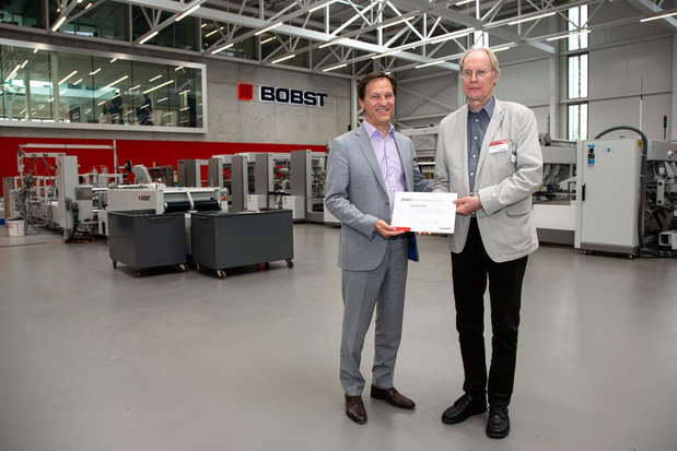 Fred Rostalski, ingénieur chez BOBST, remporte le " Prix de l'inventeur " interne