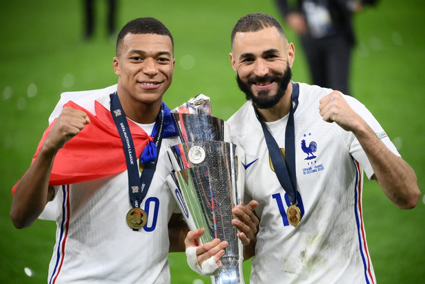 Nations League: Benzema en Mbappé bezorgen Frankrijk toernooiwinst
