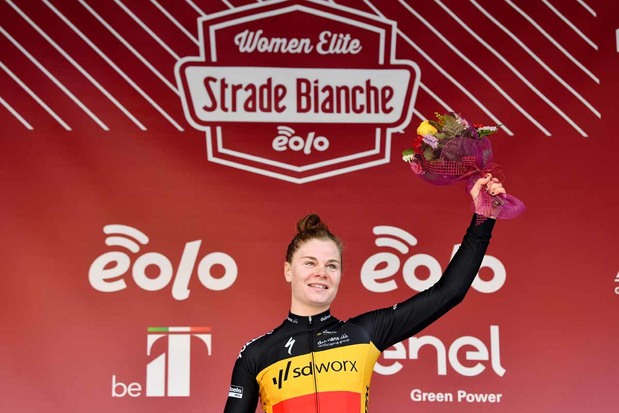 Lotte Kopecky remporte les Strade Bianche