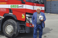 Portrait de Mario Franchi à la tête d'une société de camions et d'un club de foot