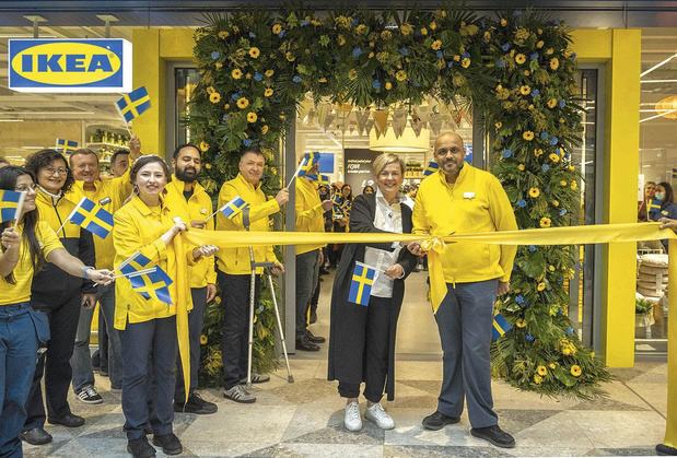 Premier centre commercial urbain pour Ikea 