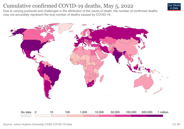 La pandémie de Covid avait fait entre 13 et 17 millions de morts à la fin 2021