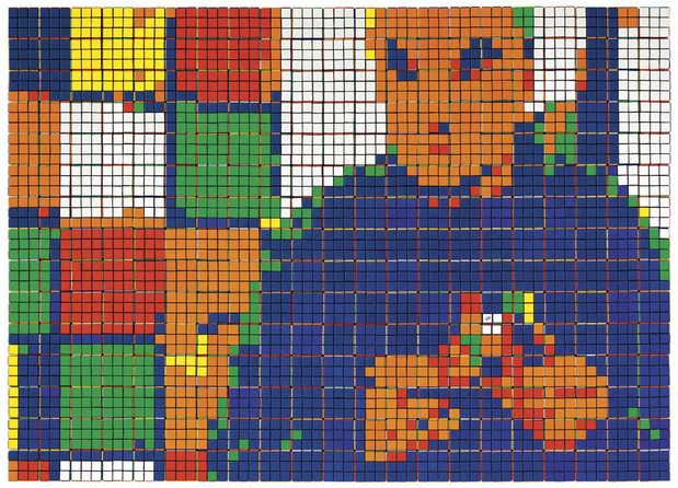 Kunst met Rubiks