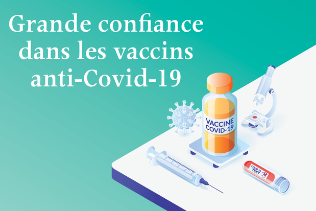 Grande confiance dans les vaccins anti-Covid-19