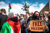Environ 3.000 personnes manifestent à Bruxelles en soutien aux Palestiniens
