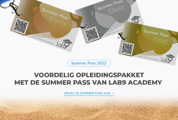 Geniet van zomerse kortingen bij Lab9 Academy met de Summer pass voor je volledige team