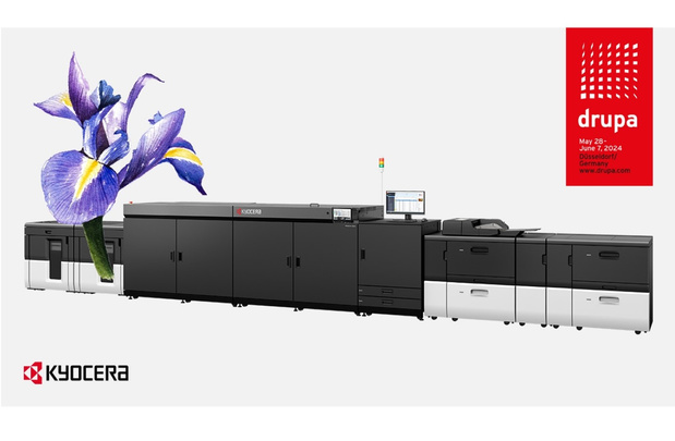 Voorstelling van de nieuwe productieprinter TASKalfa Pro 55000c op drupa 2024
