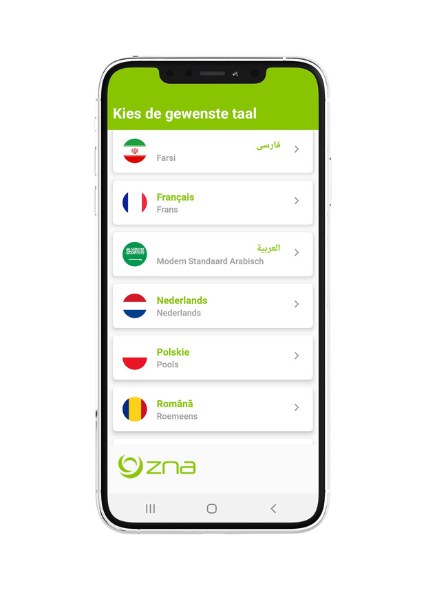ZNA communiceert via app met anderstalige patiënten
