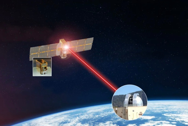 Satelliet met nieuwe TBIRD-technologie stuurt in recordsnelheid informatie naar de aarde