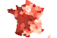 Carte de France de l'évolution de la vaccination par département (infographie)