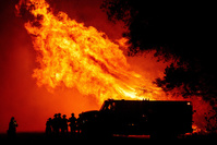Portfolio : les images spectaculaires des incendies qui ravagent la côte ouest des États-Unis