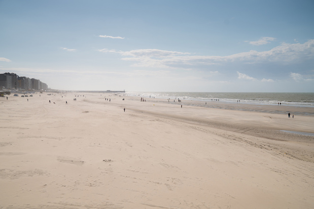 Contrairement à Ostende, il ne faudra pas réserver pour aller à la plage à Blankenberge cet été