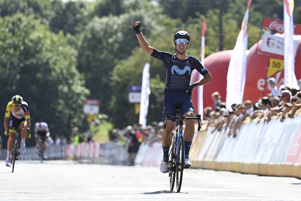 Tour de Wallonie: Oier Lazkano (Movistar) remporte la 2e étape à Herve