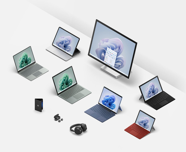 Microsoft lanceert drie nieuwe Surface-toestellen