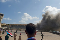 Yémen: explosions à l'aéroport d'Aden à l'arrivée du nouveau gouvernement d'union