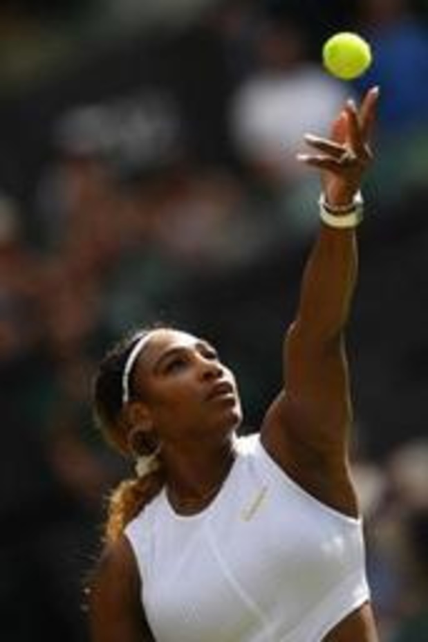 Wimbledon: Serena Williams passe le 1er tour