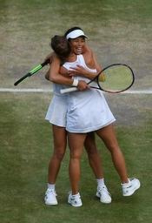 Wimbledon - Su-Wei Hsieh et Barbora Strycova gagnent le double dames