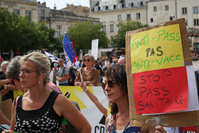 France: Encore 200 manifestations prévues ce week-end contre le pass sanitaire