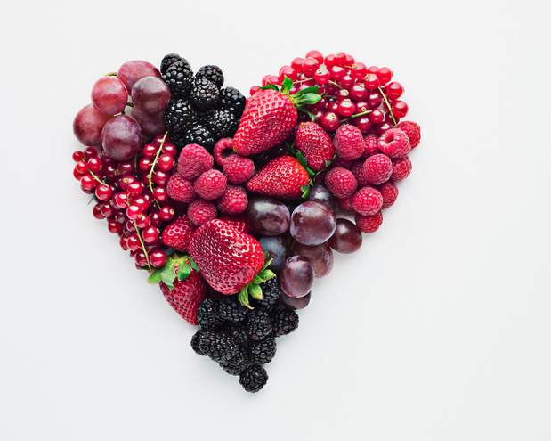 Aliments sains, savoureux et bons pour le coeur