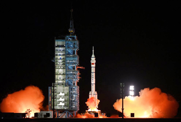 Eerste vaste bewoners van Chinees ruimtestation zijn gelanceerd