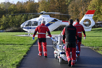 Un premier patient Covid transféré par voie aérienne du CHU de Liège vers l'Allemagne