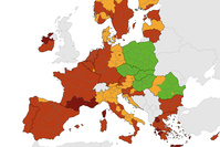 Covid: la Belgique en rouge sur la carte européenne, la situation à Bruxelles reste inquiétante