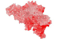 Seule une commune sans cas de Covid: voici la situation dans votre localité (carte interactive)