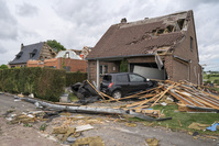 Importants dégâts après une mini-tornade à Beauraing (photos)