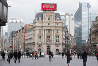 La Région bruxelloise refuse de maintenir la pub pour Coca-Cola à la place De Brouckère