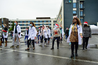 Au CHR Sambre et Meuse, un flashmob pour terminer joyeusement l'année