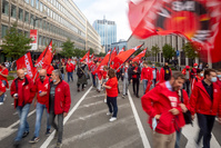Manifestation nationale des syndicats le 6 décembre, à Bruxelles