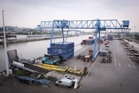 Légère hausse du trafic au port de Bruxelles en 2020