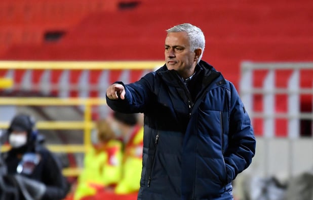 José Mourinho aurait volontiers changé onze joueurs au repos face à l'Antwerp