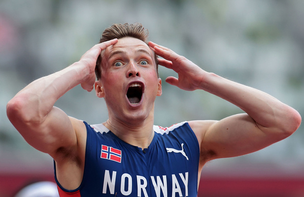 Le Norvégien Karsten Warholm pulvérise le record du monde du 400m haies en finale