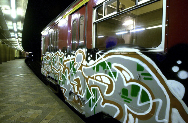 Voici combien a coûté à la SNCB le nettoyage des graffitis sur les trains en 2018