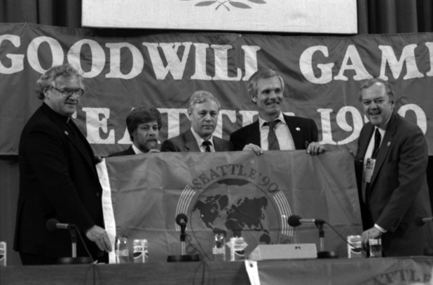 Flashback naar 20 juli 1990: Ted Turner opent in Seattle de tweede Goodwill Games