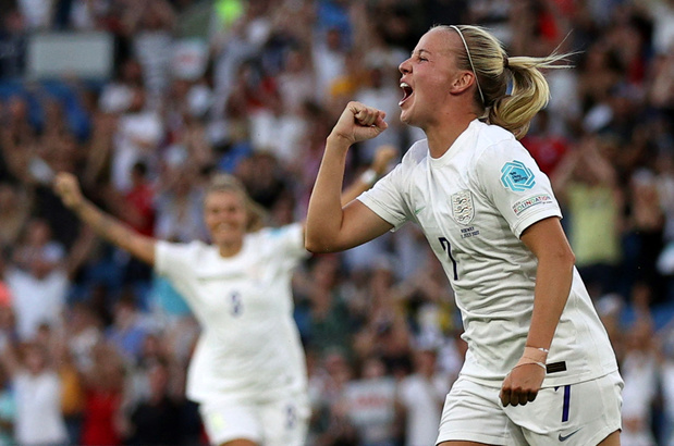 Euro féminin: l'Angleterre humilie à la Norvège et est la première qualifiée pour les quarts de finale