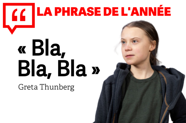 "Bla bla bla", de Greta Thunberg: la phrase de l'année !