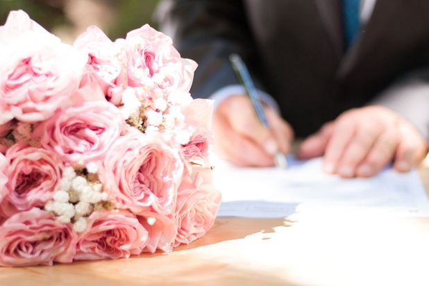 Moins de modifications de contrats de mariage