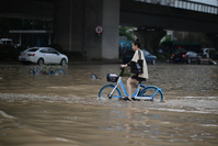La Chine frappée par les inondations: au moins 33 morts et 8 disparus