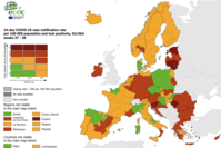 De plus en plus de régions passent au vert sur la carte européenne