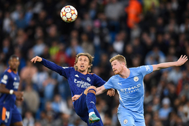 Ligue des champions: comment De Bruyne a surclassé Modric en milieu de terrain