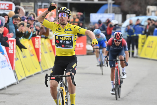 Paris-Nice: Primoz Roglic remporte l'étape-reine et conforte son maillot jaune de leader