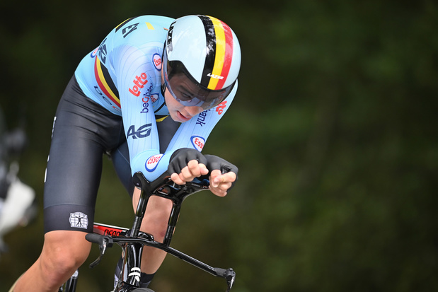 WK wielrennen: Vermeersch pakt brons in tijdrit bij beloften, goud voor Price-Pejtersen