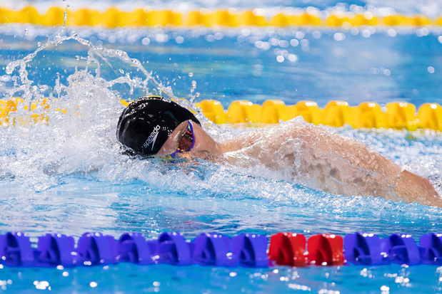Mondiaux de natation en petit bassin: Louis Croenen bat le record de Belgique du 200 m papillon en 1:52.84