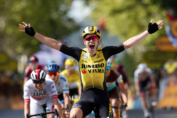 Wout van Aert remporte un sprint sensationnel, 3e victoire belge sur le Tour