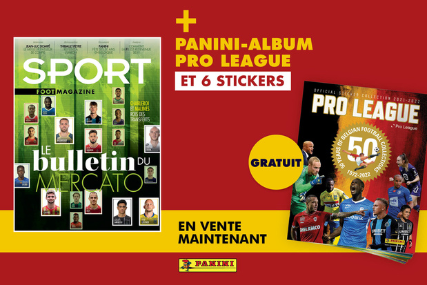 Nouvel album Panini gratuit dans votre Sport/Foot Magazine et gagnez