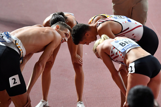 La Belgique 6e du relais mixte 4X400m: "On ne s'attendait pas à affronter les Top Teams"