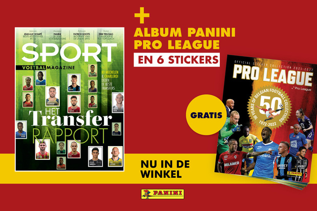 Nieuw Panini-album deze week gratis bij Sport/Voetbalmagazine: win hier je stickers